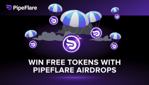 Gana tokens criptográficos gratis con PipeFlare Airdrops