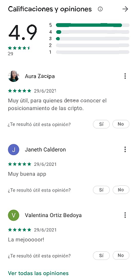 Reseñas de la aplicación CoinFlo para Android