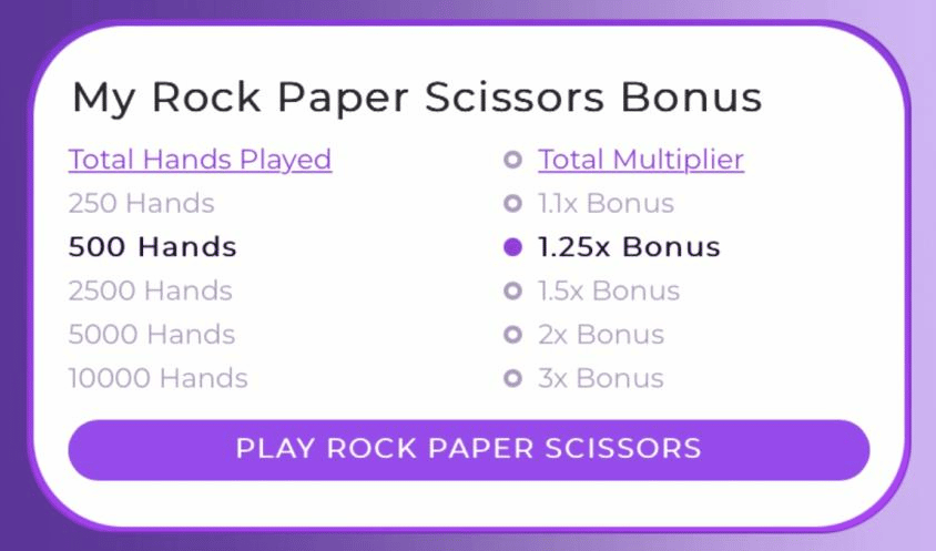 Rock Paper Scissors Bonus - Faucet Multiplier